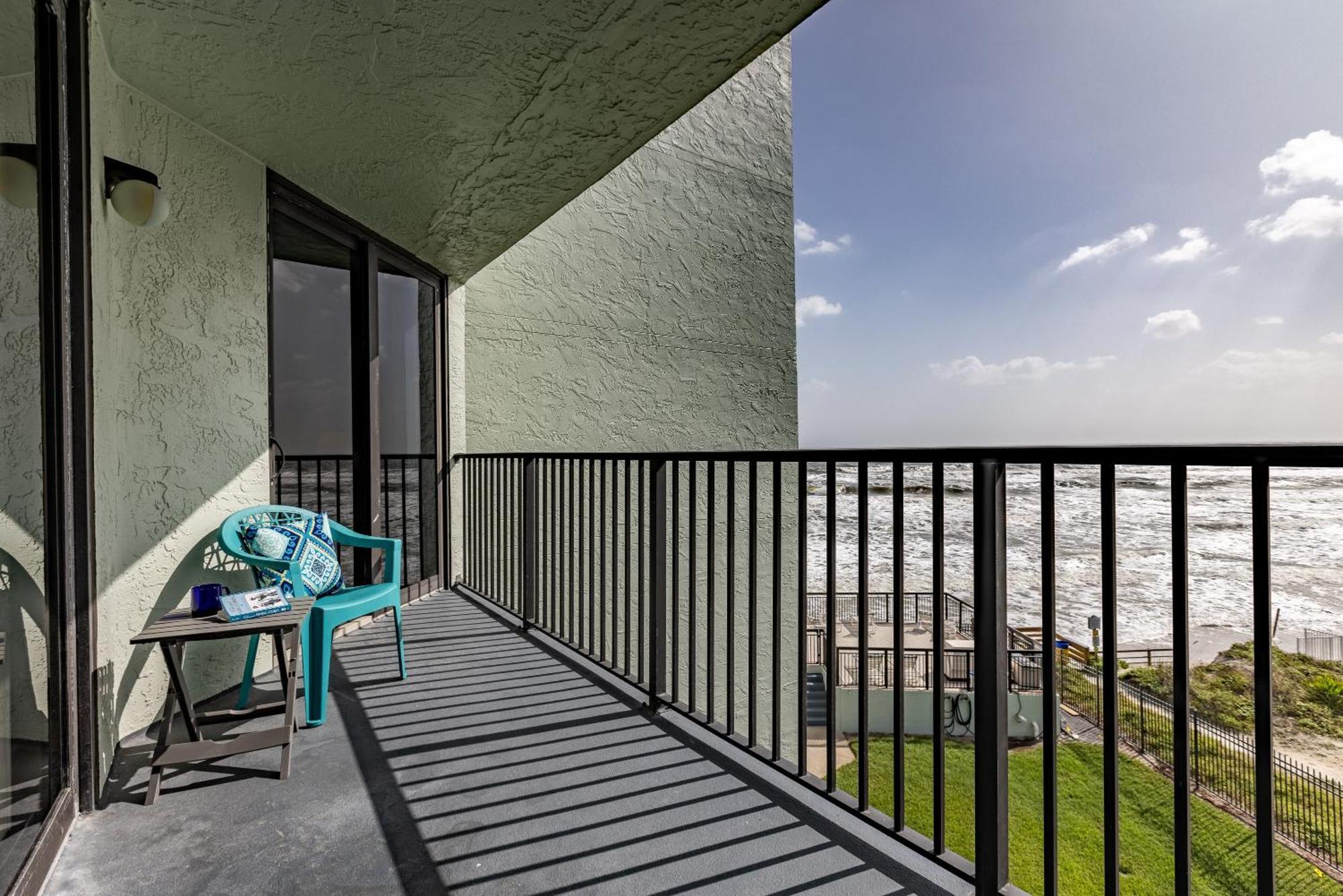 Ocean View With A Beachfront Pool At Ocean Trillium Condo ~ 403 New Smyrna Beach Extérieur photo